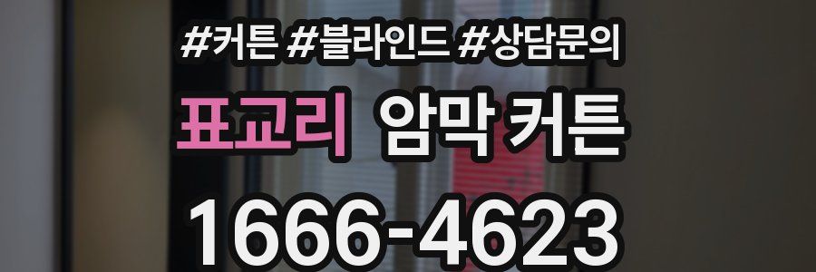 표교리 암막 커튼