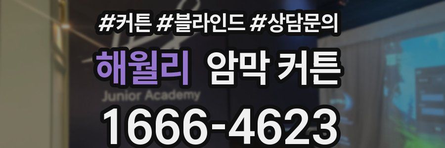 해월리 암막 커튼