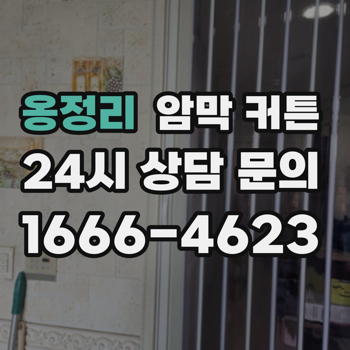 옹정리 암막 커튼