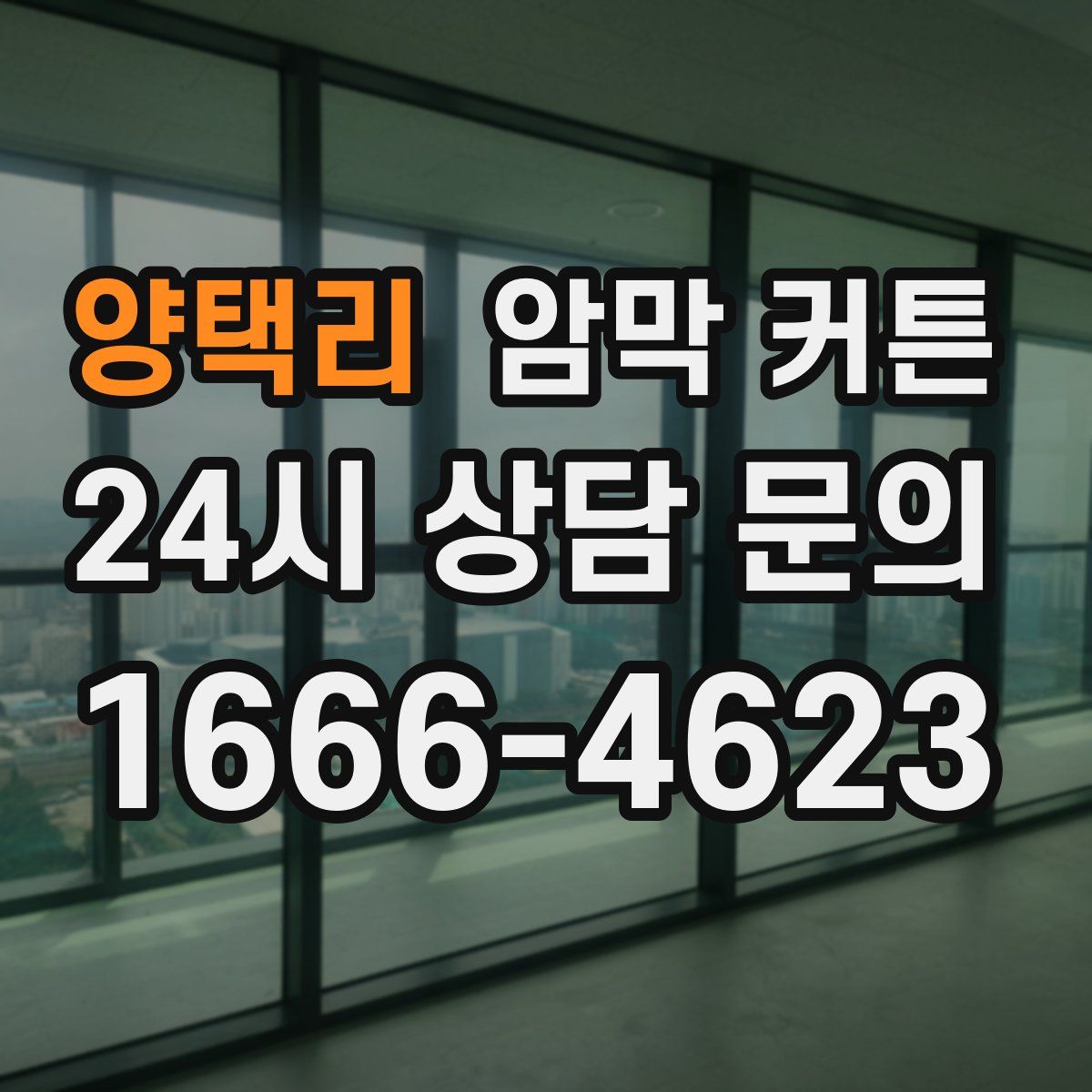 양택리 암막 커튼