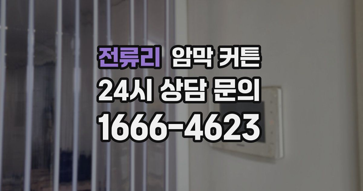 전류리 암막 커튼