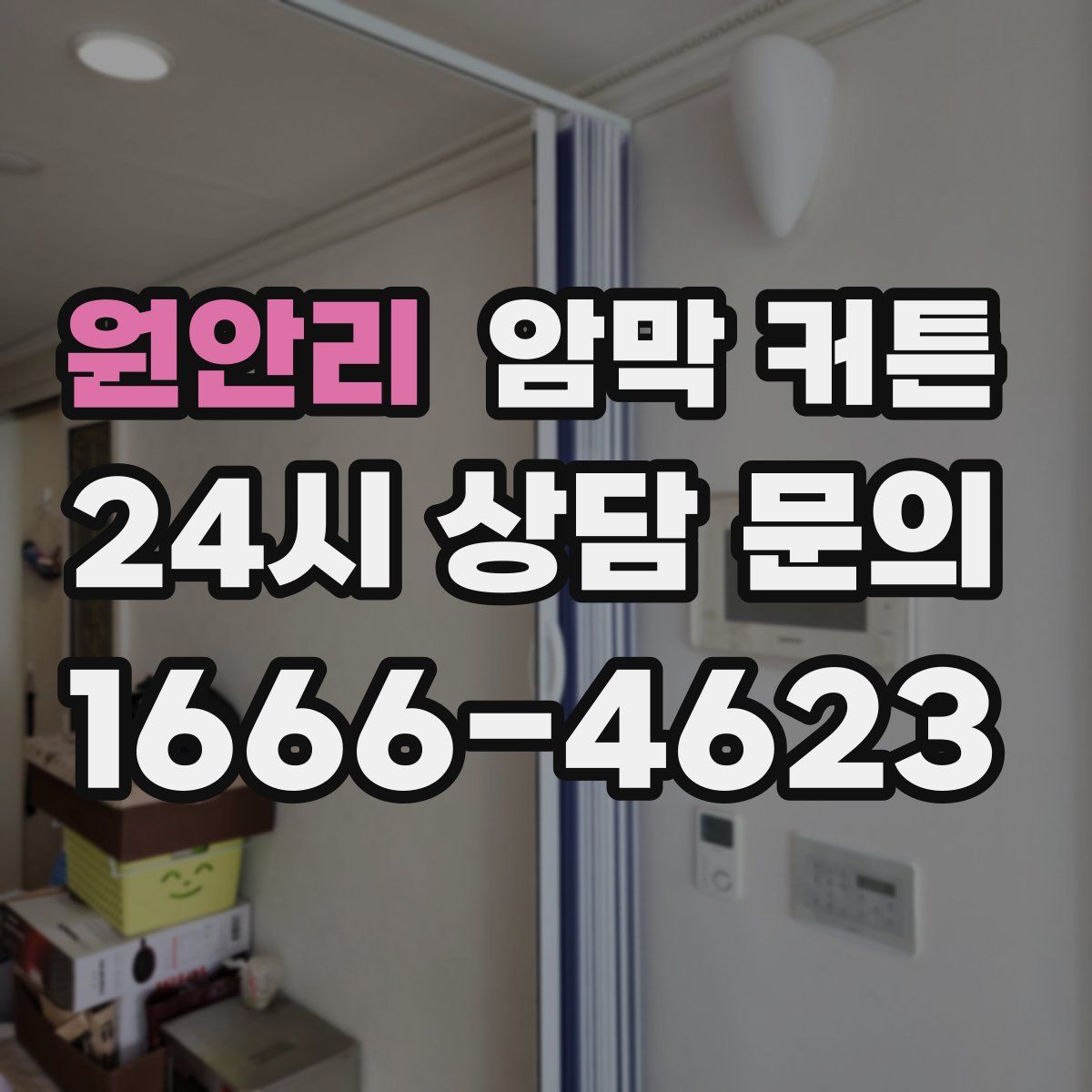 원안리 암막 커튼