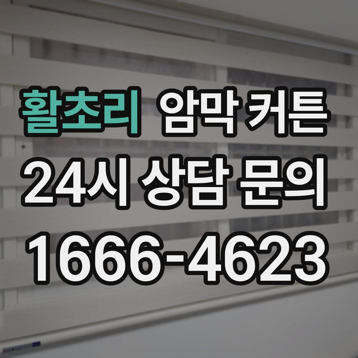 활초리 암막 커튼