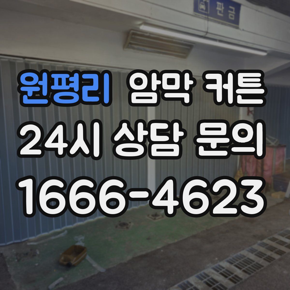 원평리 암막 커튼