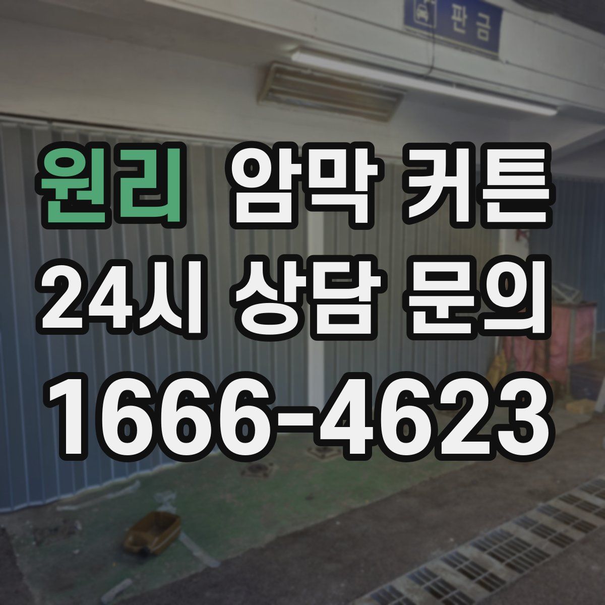 원리 암막 커튼