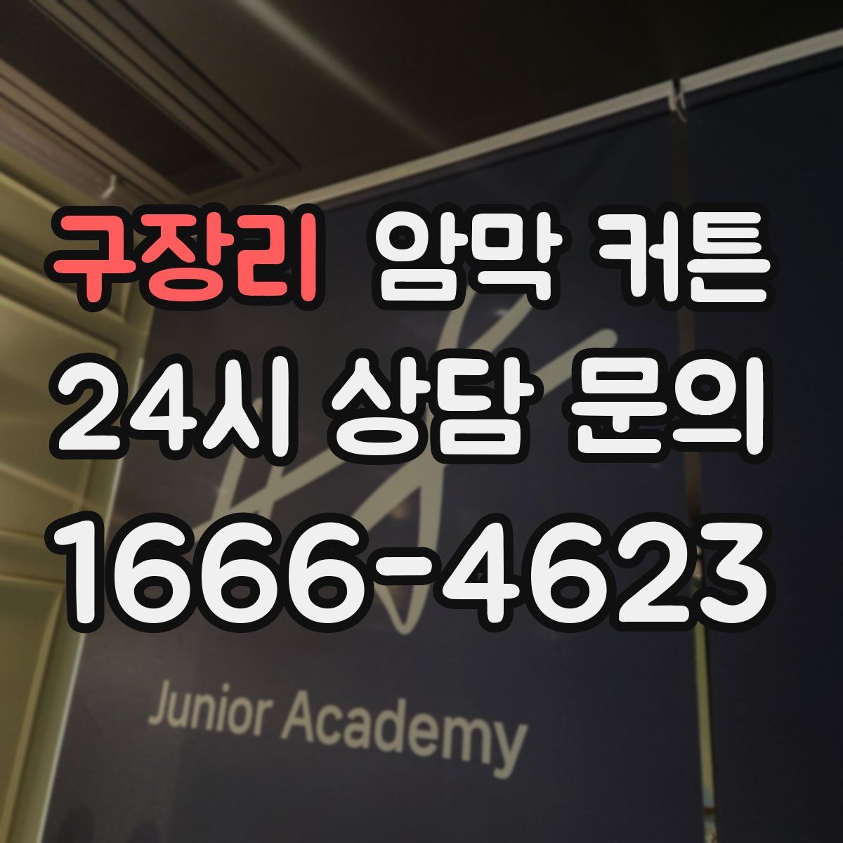 구장리 암막 커튼