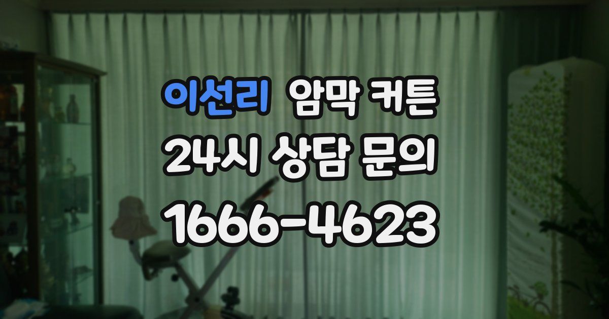 이선리 암막 커튼