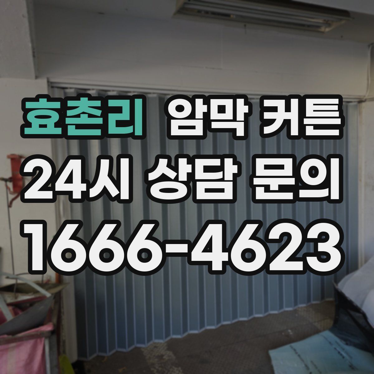 효촌리 암막 커튼