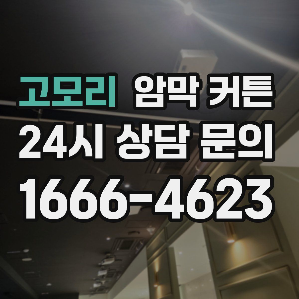 고모리 암막 커튼