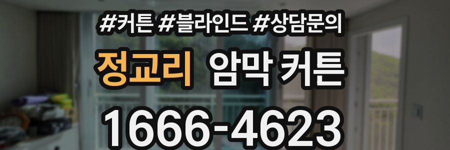 정교리 암막 커튼