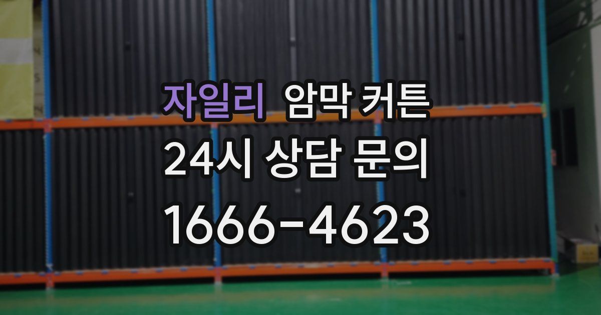 자일리 암막 커튼