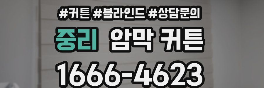 중리 암막 커튼