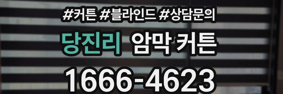 당진리 암막 커튼
