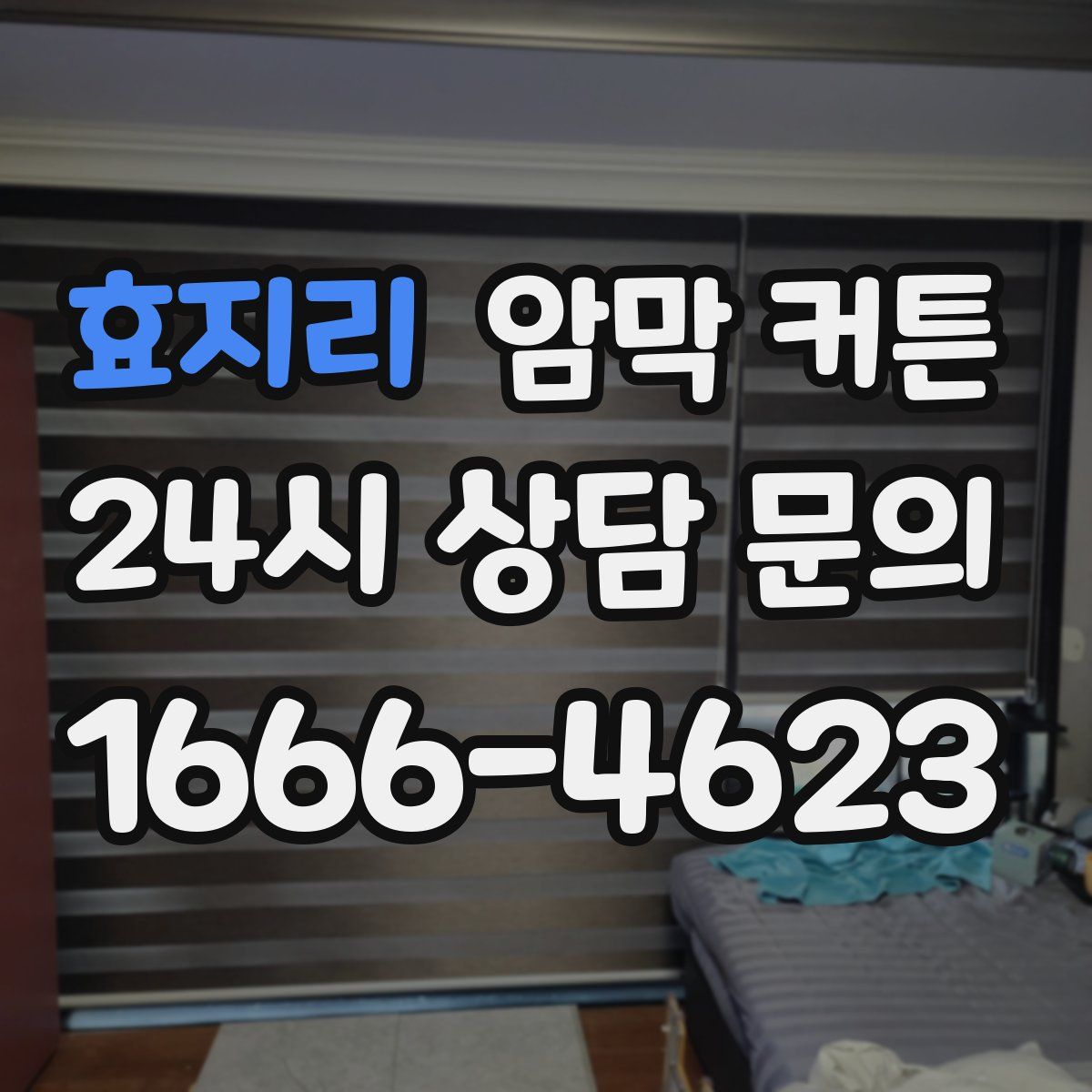 효지리 암막 커튼