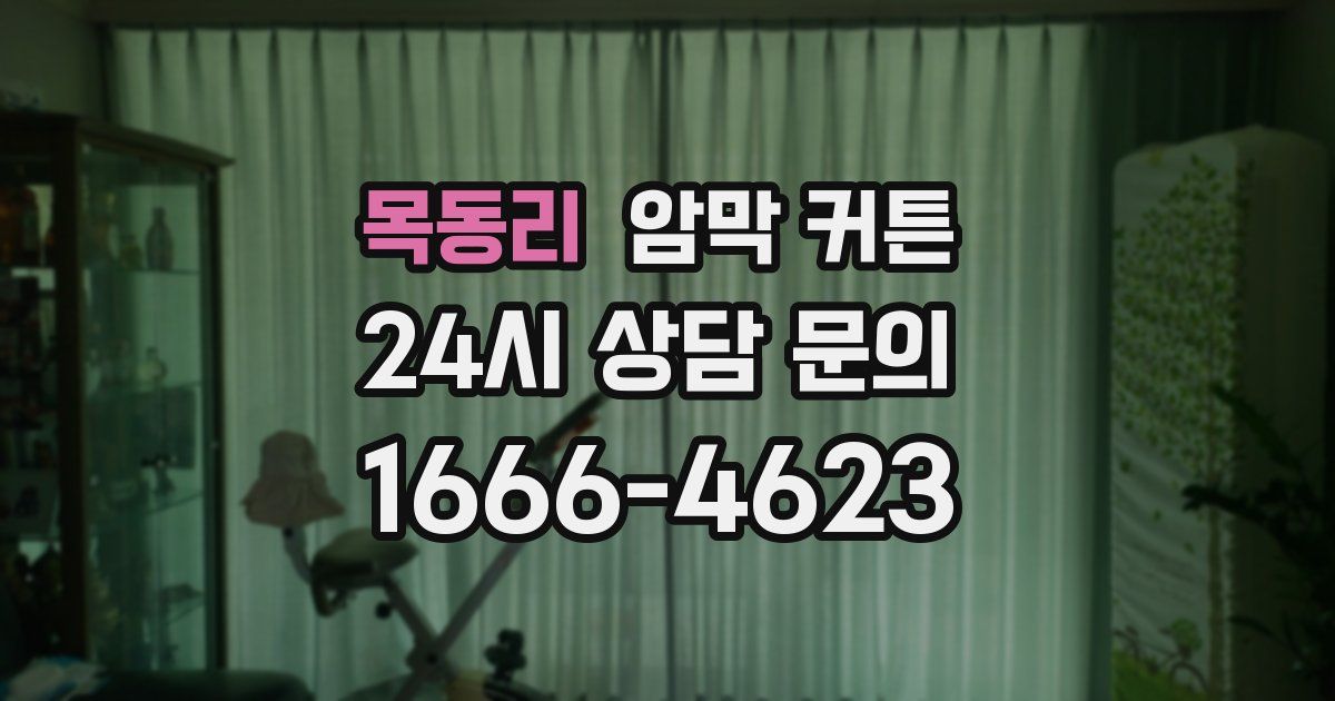 목동리 암막 커튼