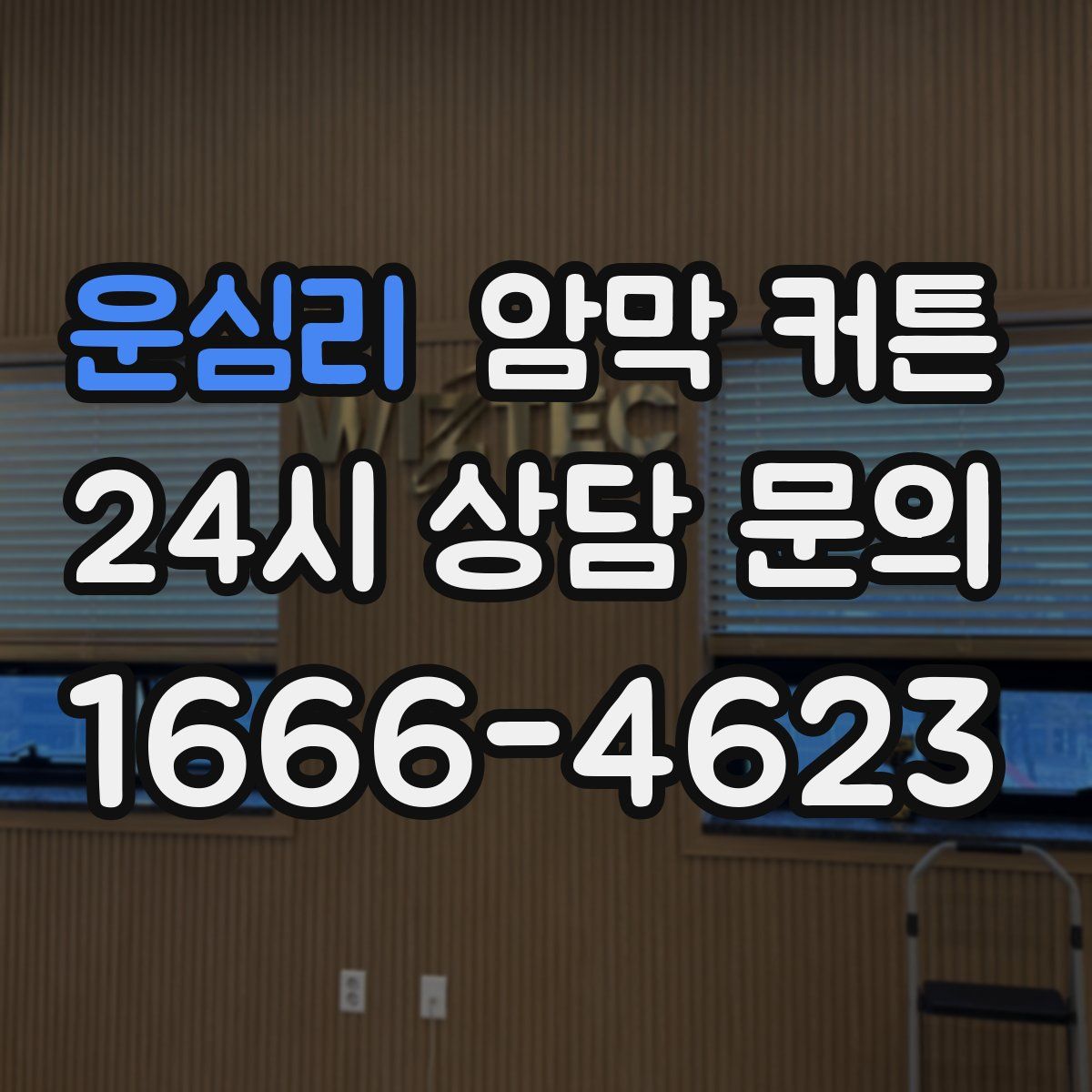운심리 암막 커튼