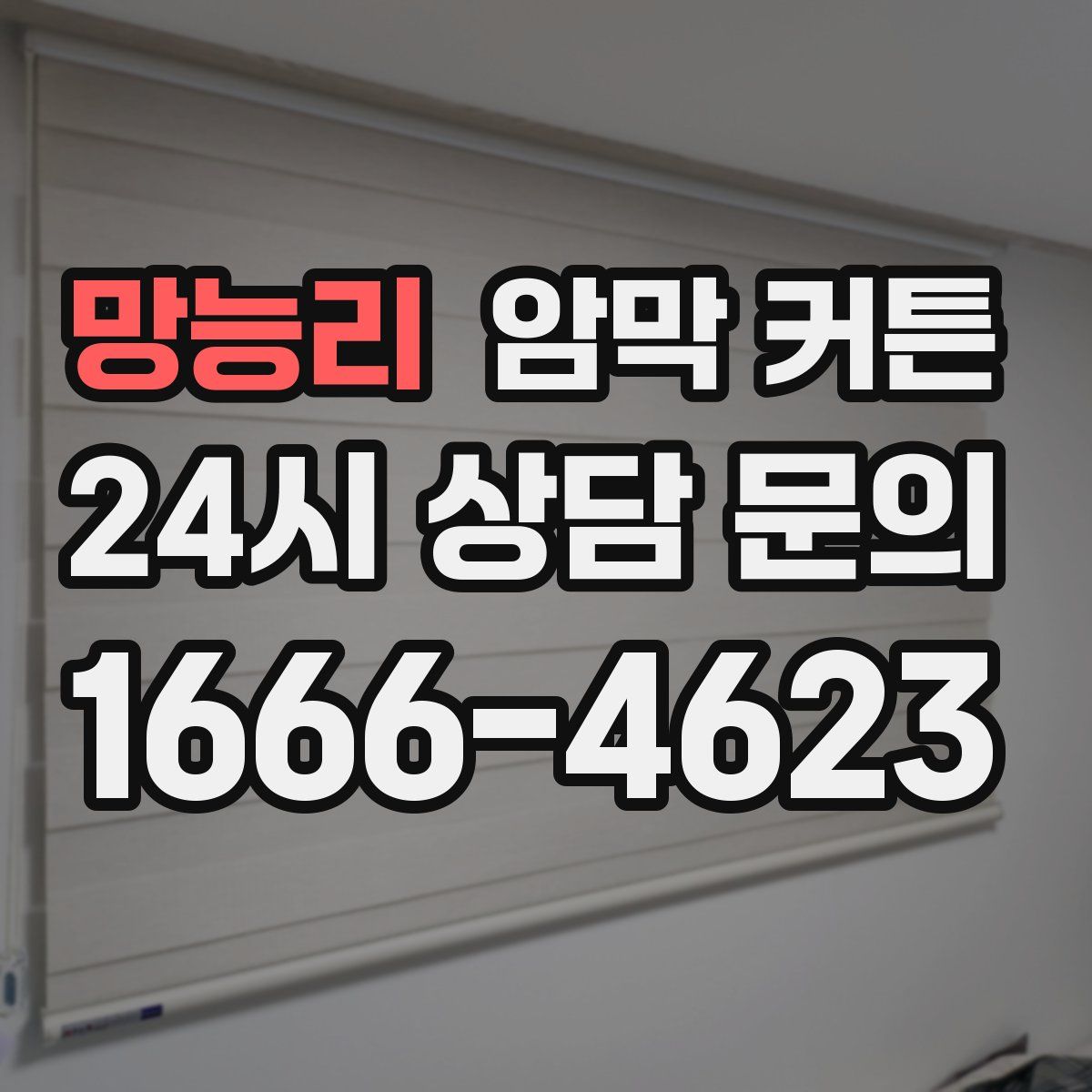 망능리 암막 커튼