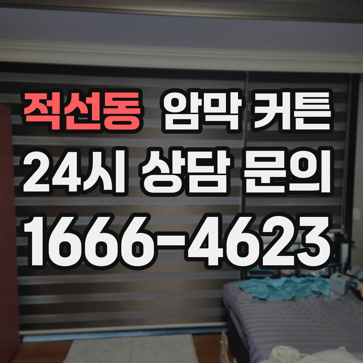 적선동 암막 커튼