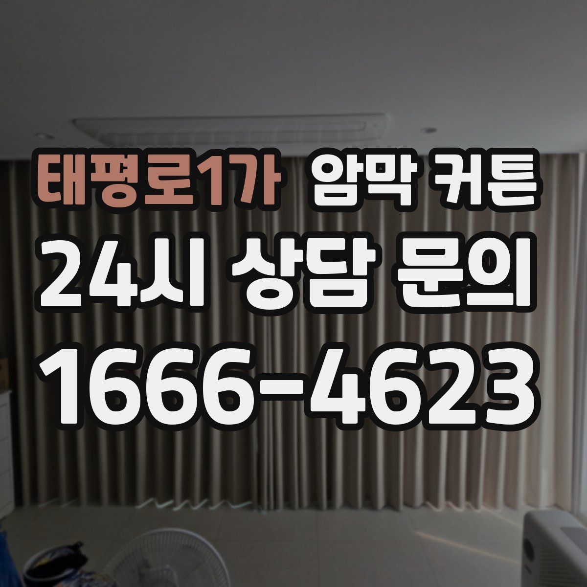 태평로1가 암막 커튼