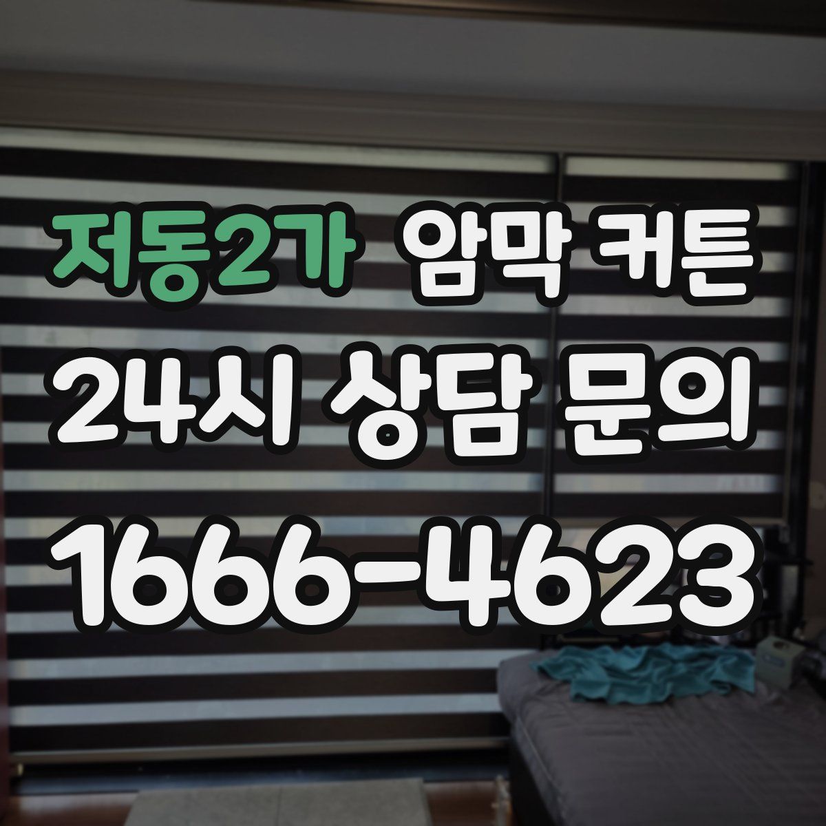 저동2가 암막 커튼