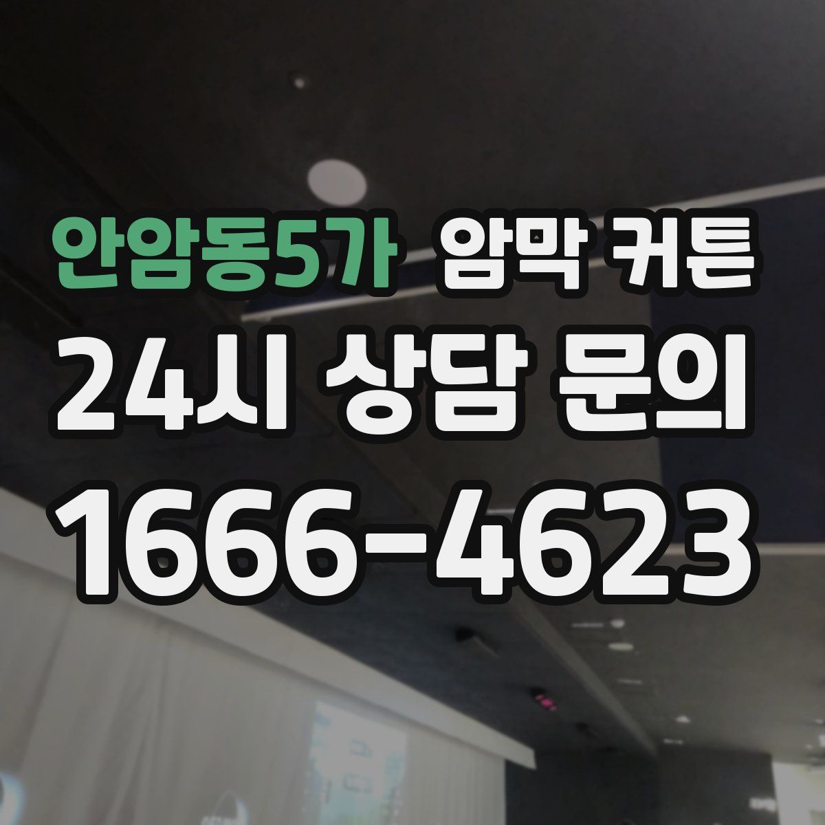 안암동5가 암막 커튼