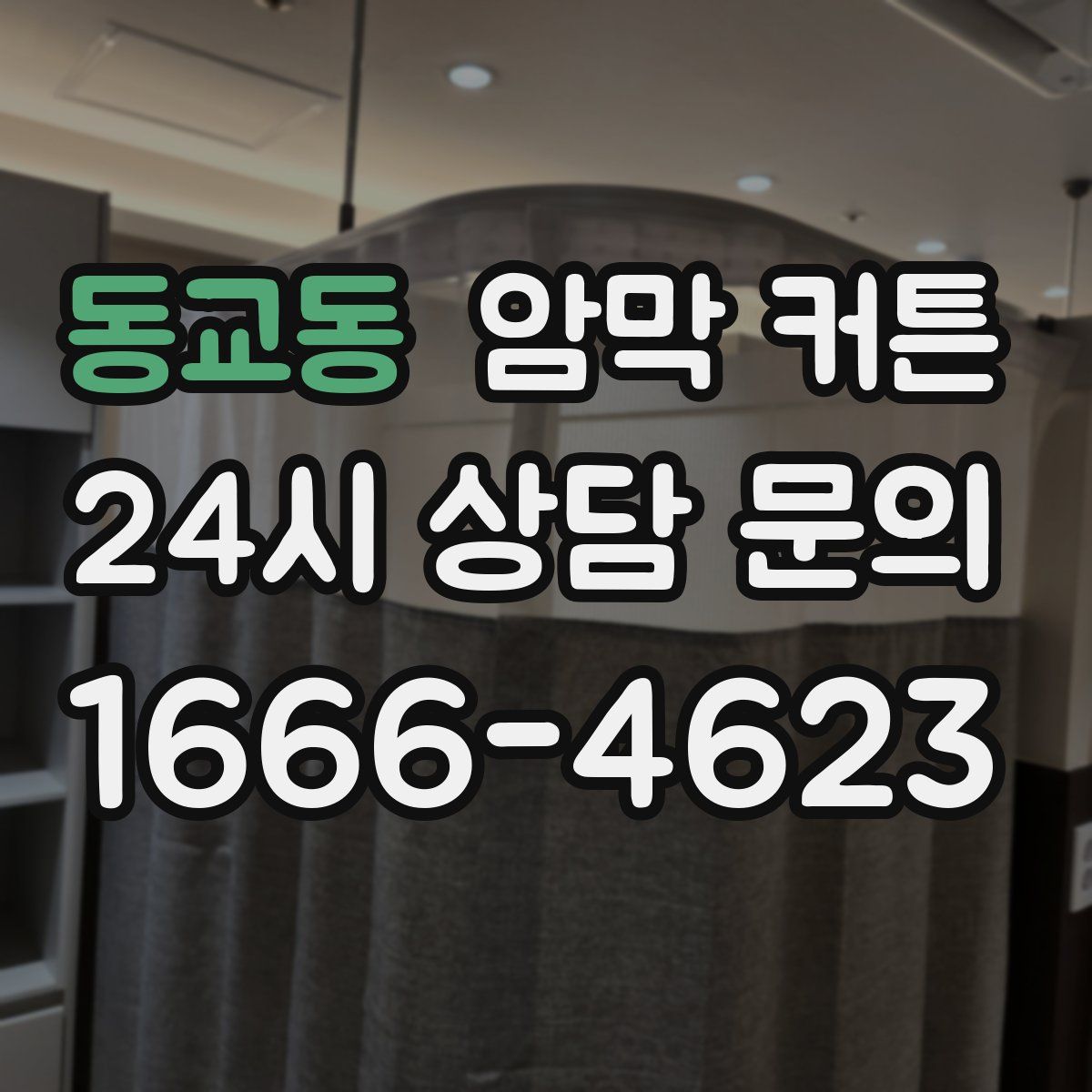 동교동 암막 커튼