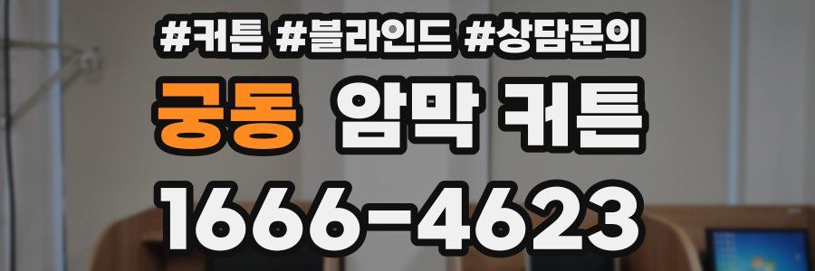 궁동 암막 커튼