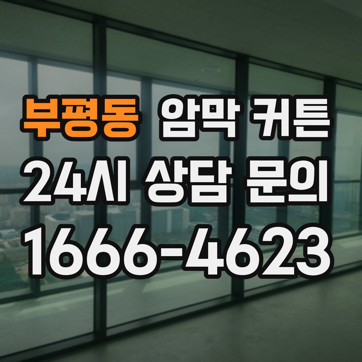 부평동 암막 커튼