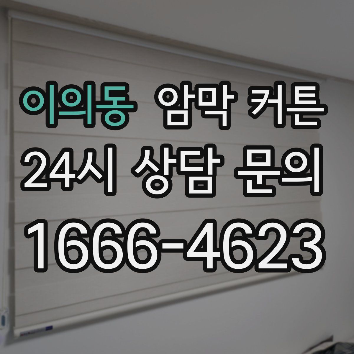 이의동 암막 커튼