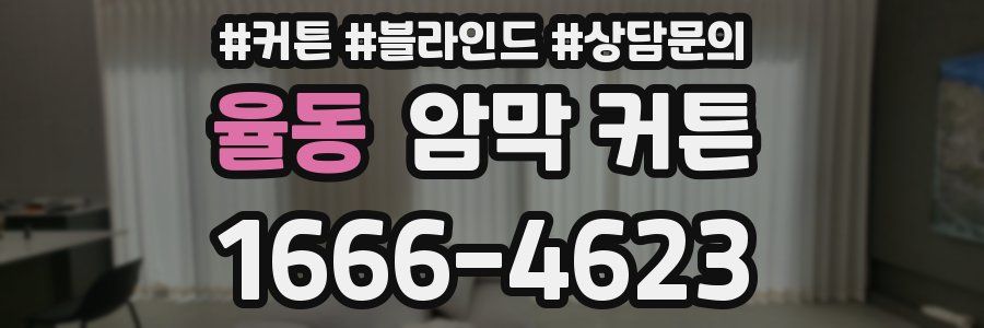 율동 암막 커튼