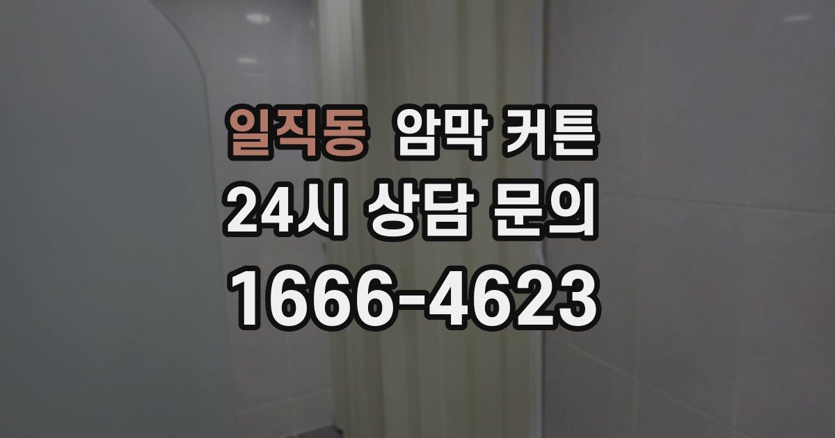일직동 암막 커튼
