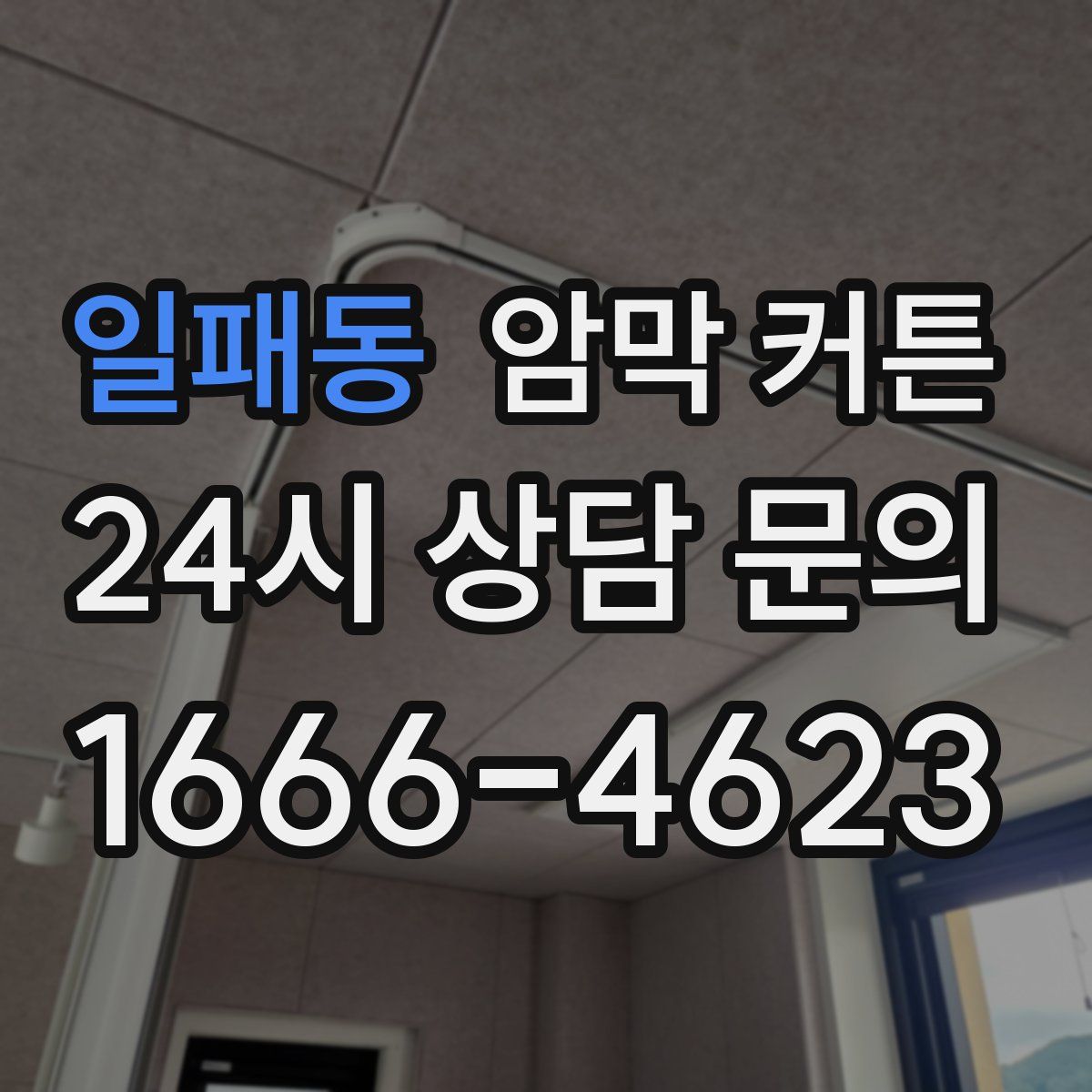 일패동 암막 커튼