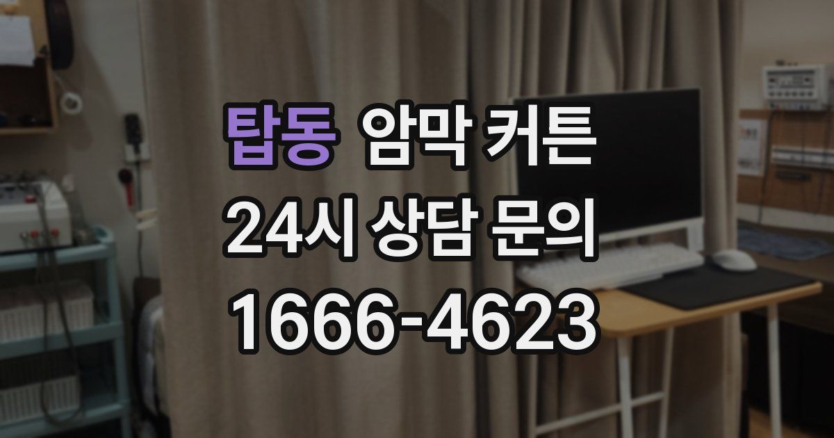 탑동 암막 커튼