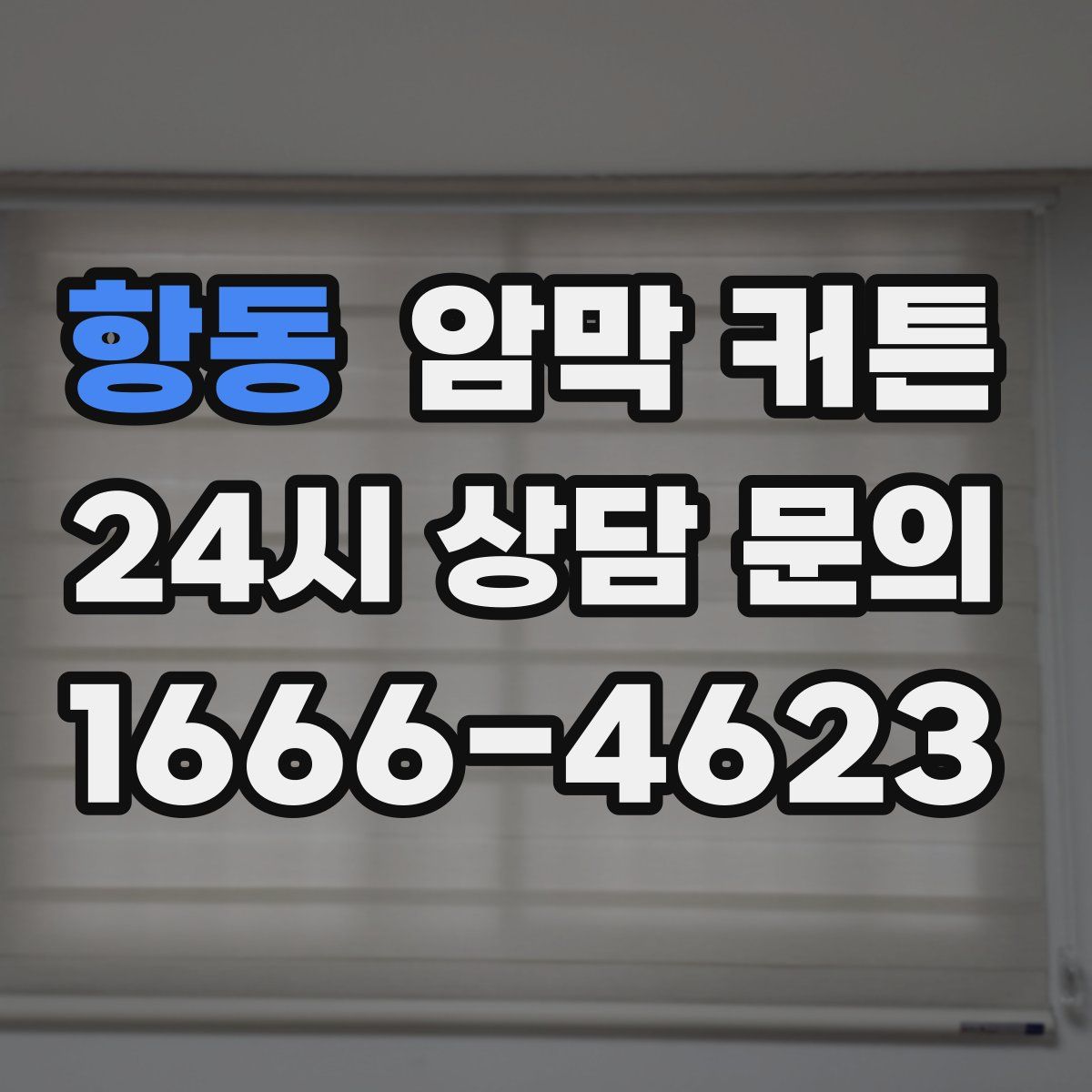 항동 암막 커튼
