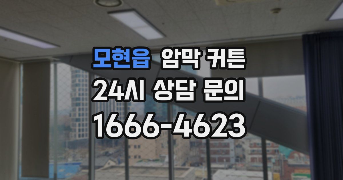 모현읍 암막 커튼