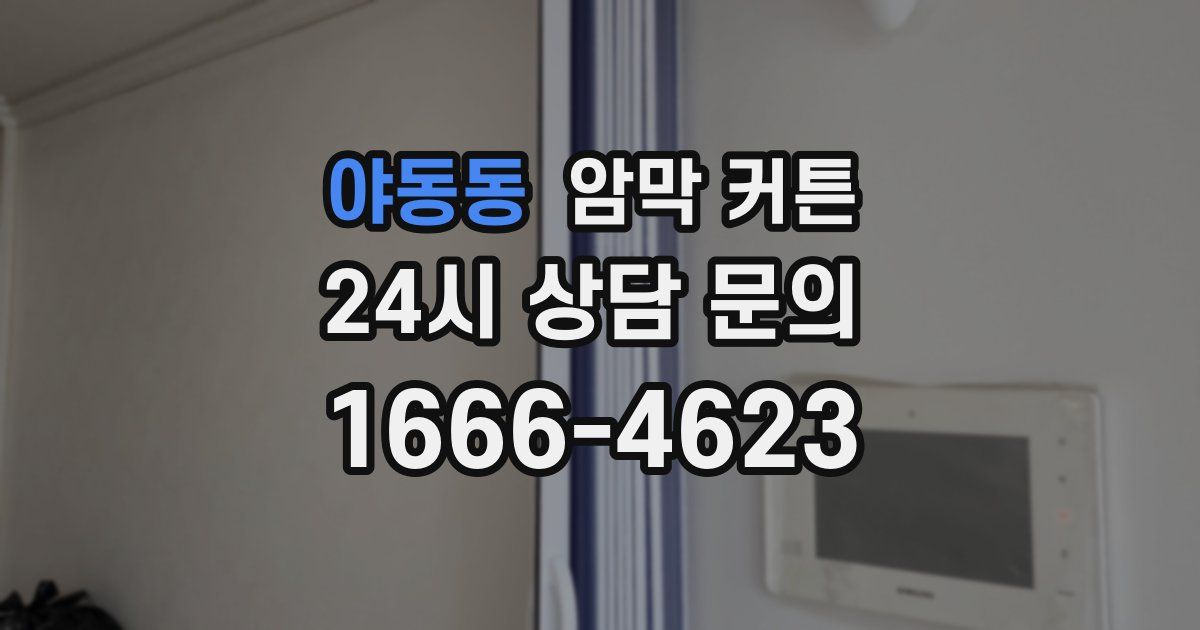 야동동 암막 커튼