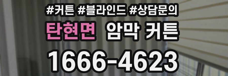 탄현면 암막 커튼