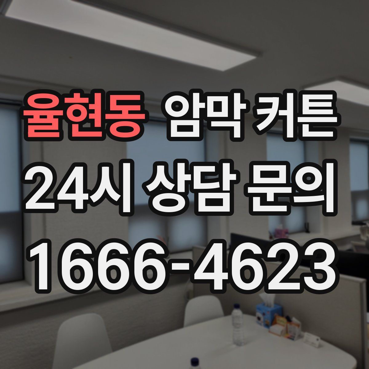 율현동 암막 커튼