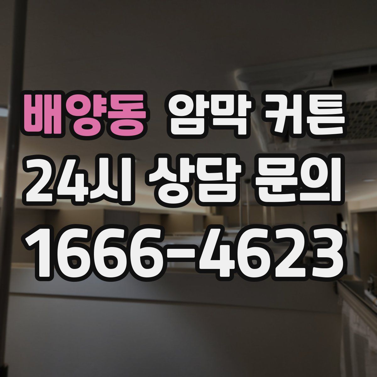 배양동 암막 커튼