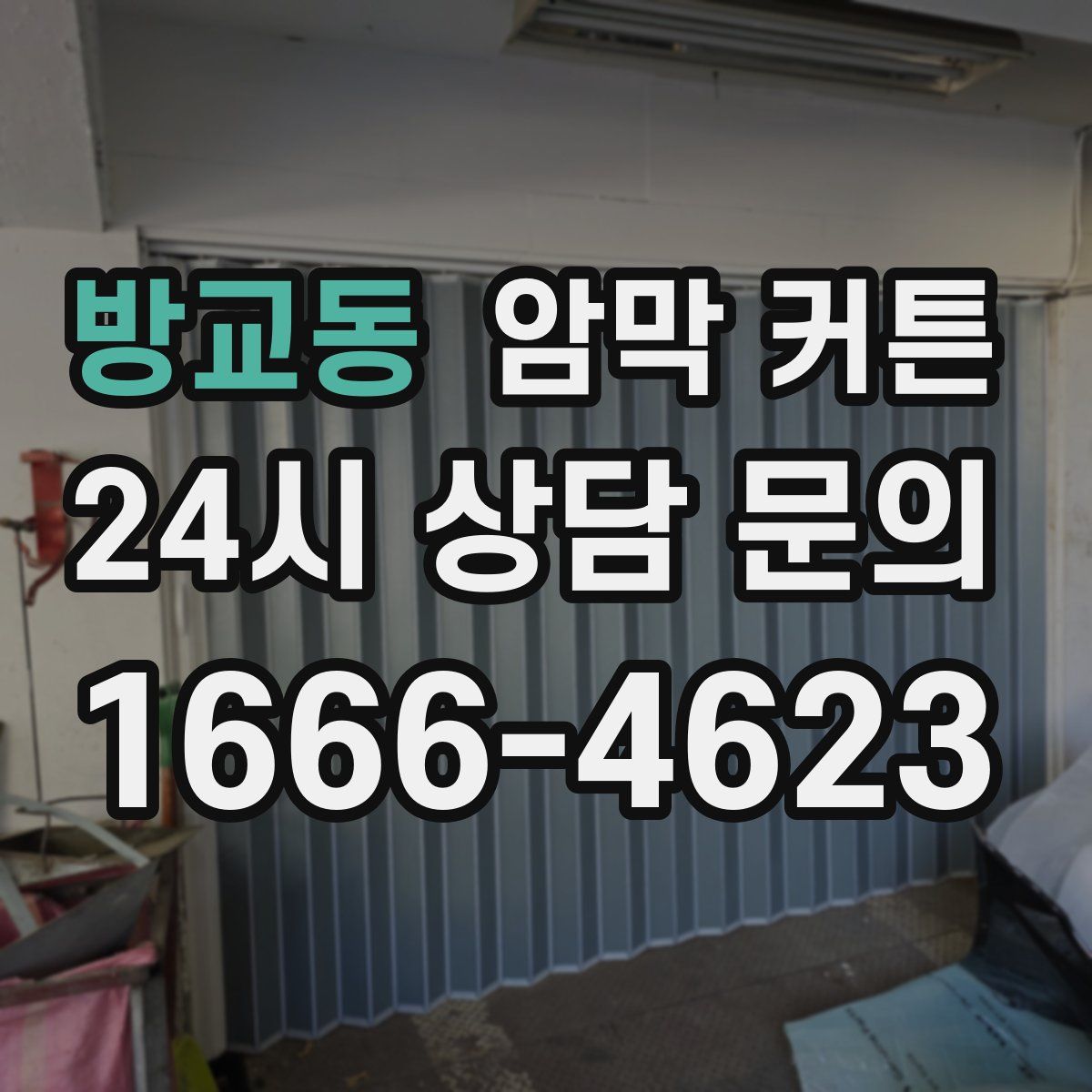 방교동 암막 커튼