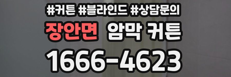 장안면 암막 커튼