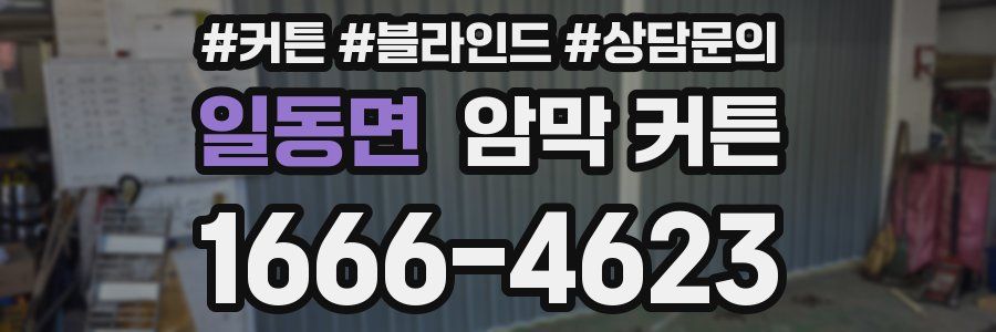 일동면 암막 커튼