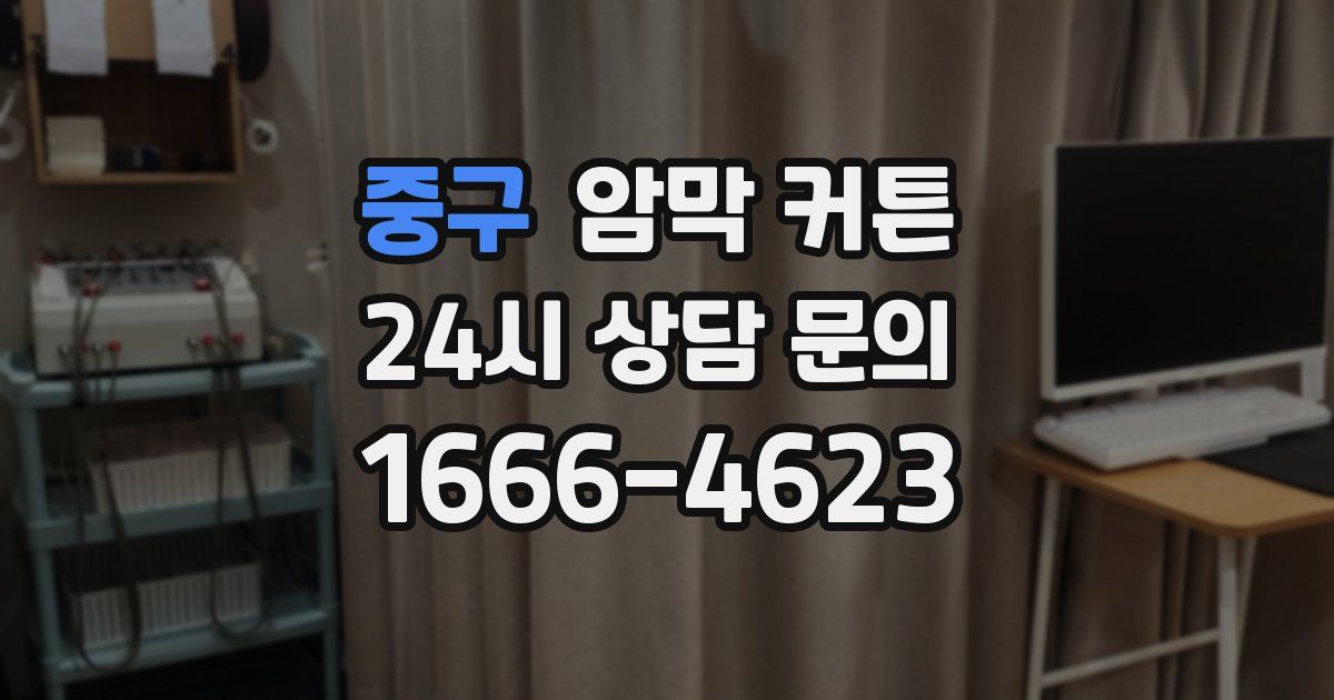 중구 암막 커튼