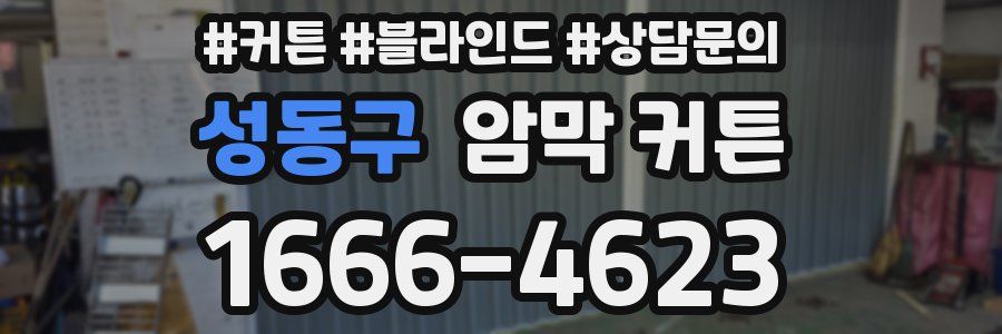 성동구 암막 커튼
