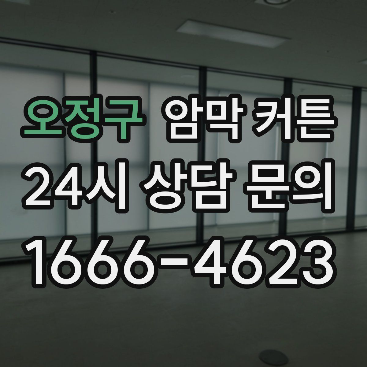 오정구 암막 커튼