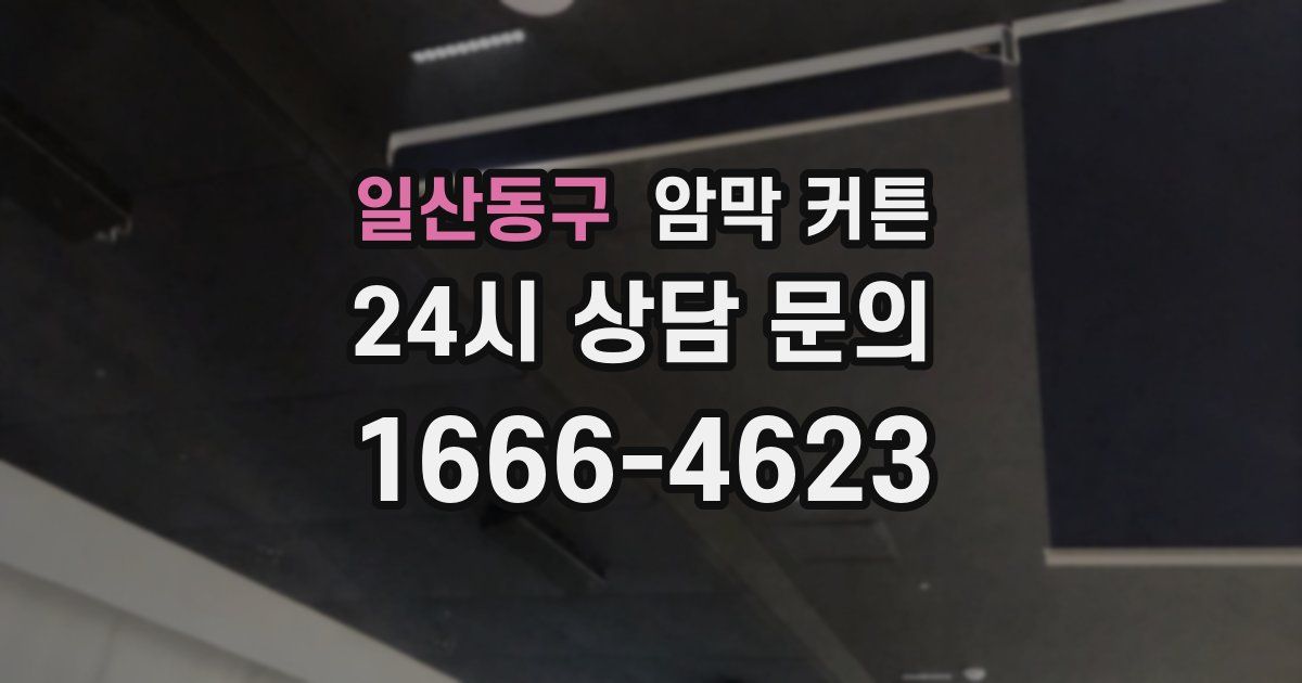 일산동구 암막 커튼