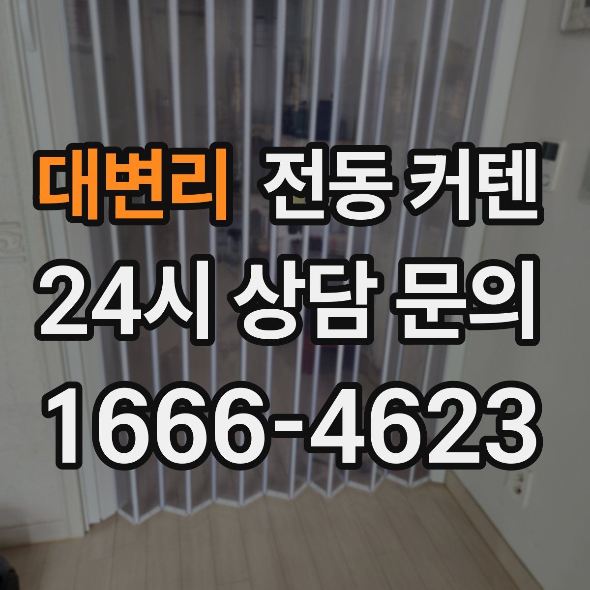 대변리 전동 커텐