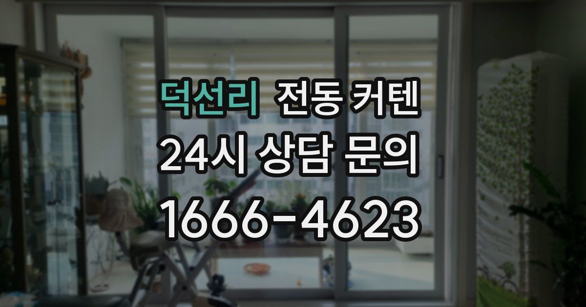 덕선리 전동 커텐
