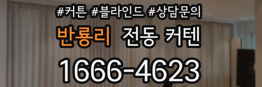 반룡리 전동 커텐