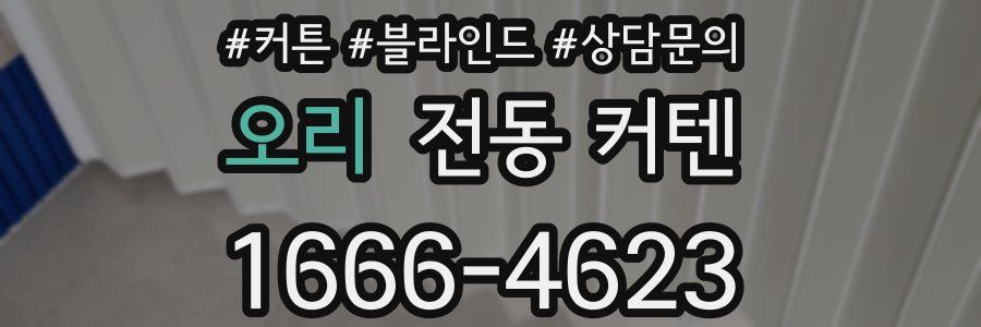 오리 전동 커텐